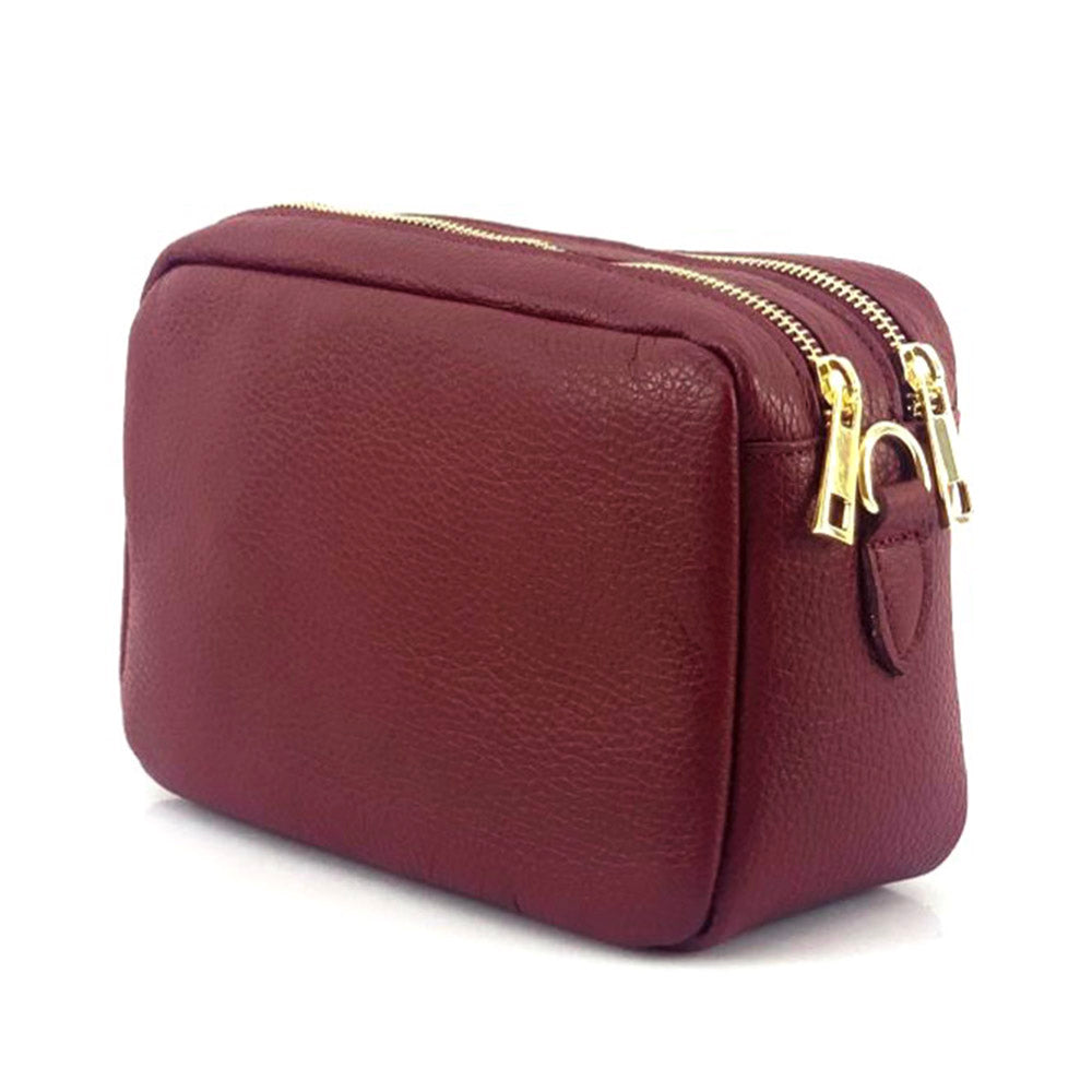 Amara GM Leather Shoulder Bag - Made In Italy