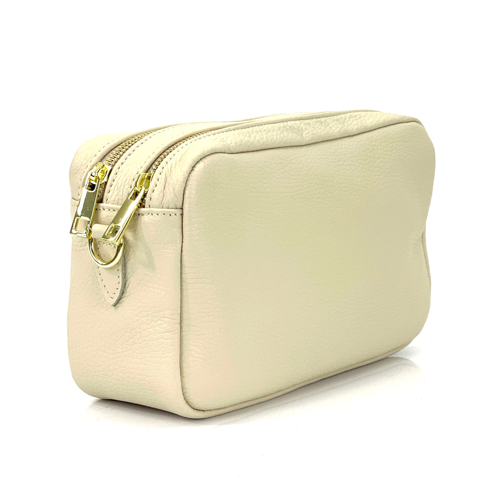 Amara GM Leather Shoulder Bag - Made In Italy