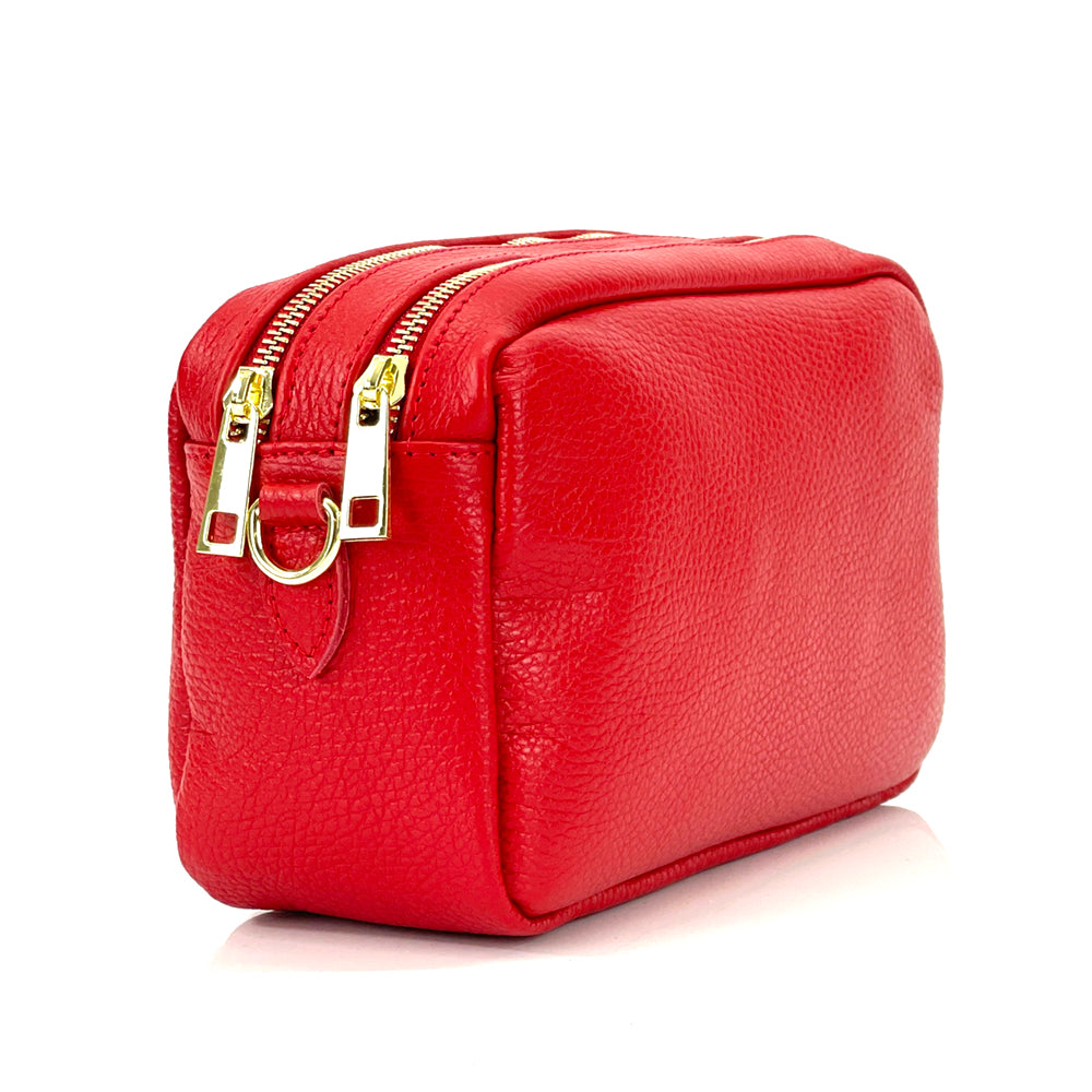 Amara GM Leather Shoulder Bag - Made In Italy