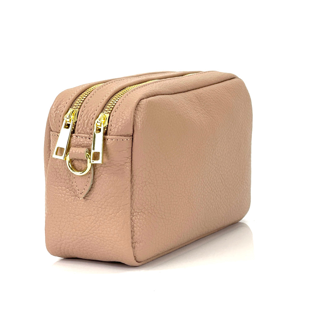 Amara GM Leather Shoulder Bag - Made In Italy