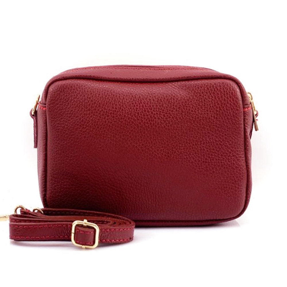 Amara GM Leather Shoulder Bag - Made In Italy