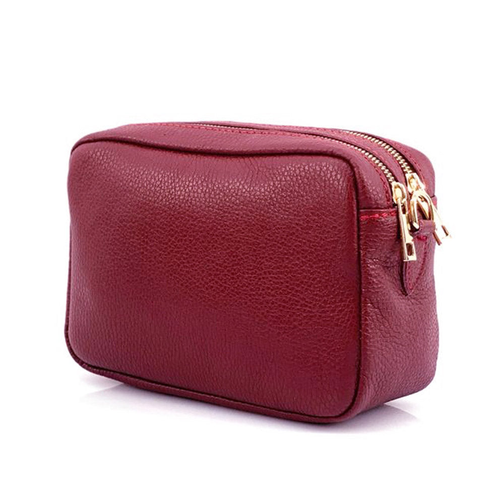Amara GM Leather Shoulder Bag - Made In Italy