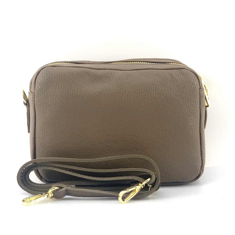 Amara GM Leather Shoulder Bag - Made In Italy