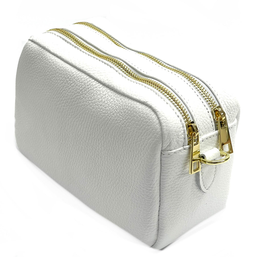 Amara GM Leather Shoulder Bag - Made In Italy