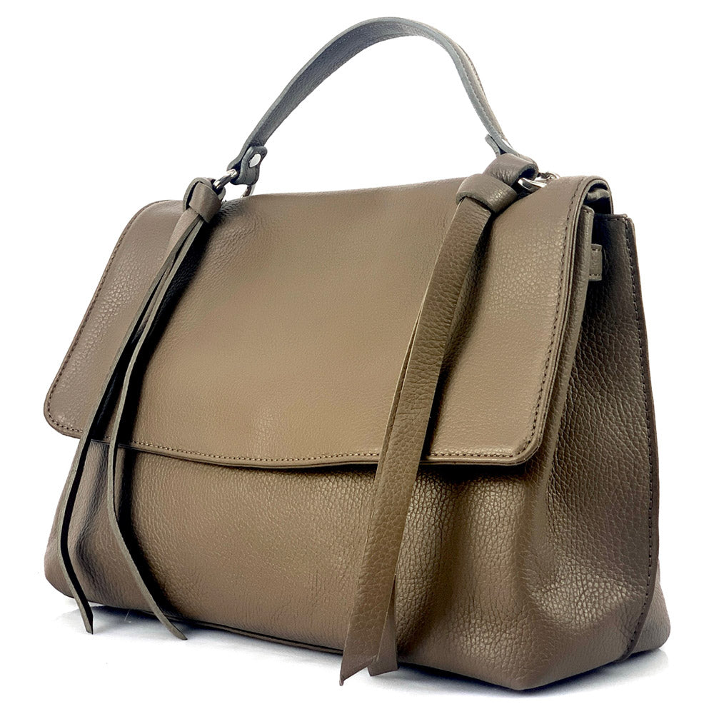 Freestyle Italian Genuine Leather Shoulder Bag - Made in Italy