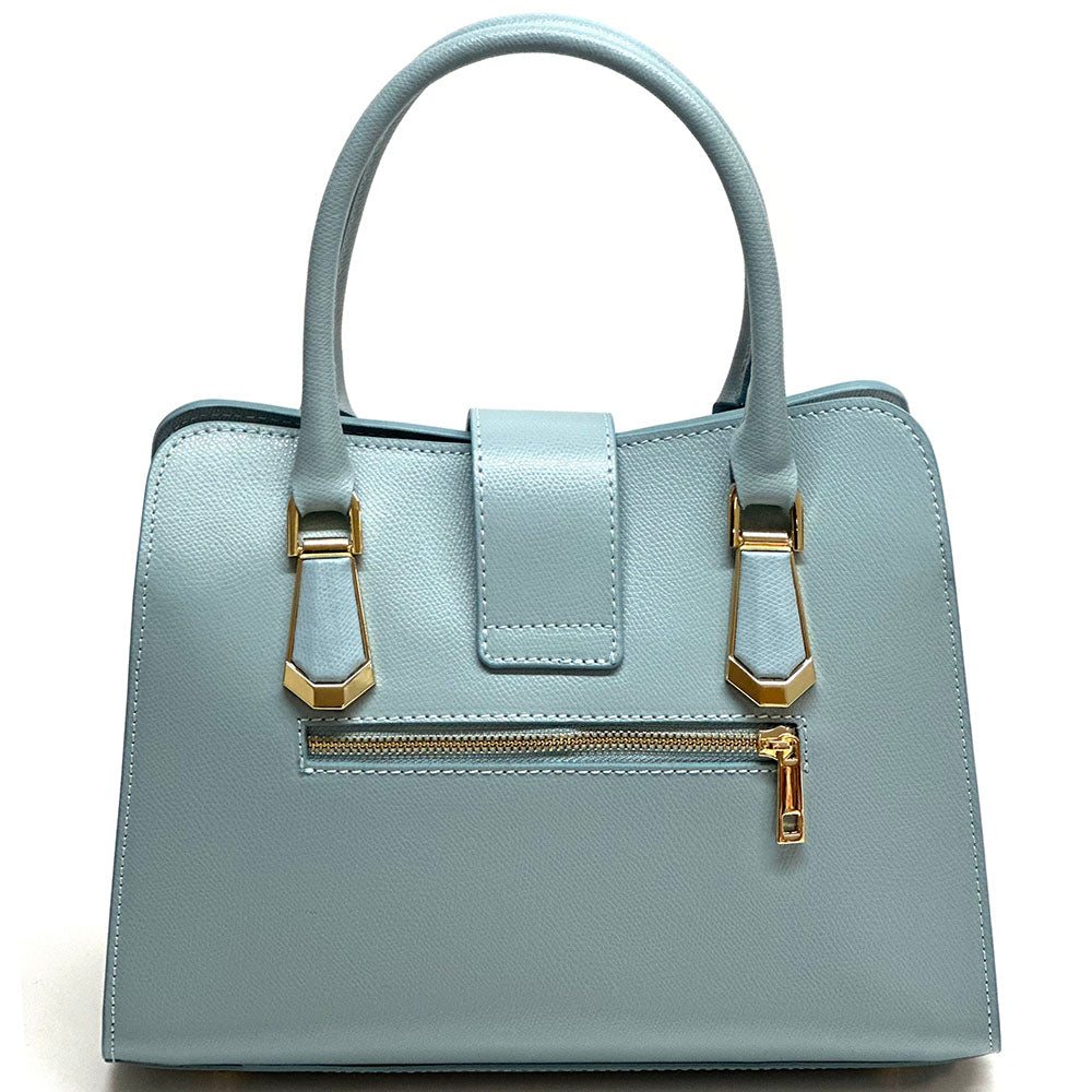 Clarissa Tote leather bag - Made In Italy