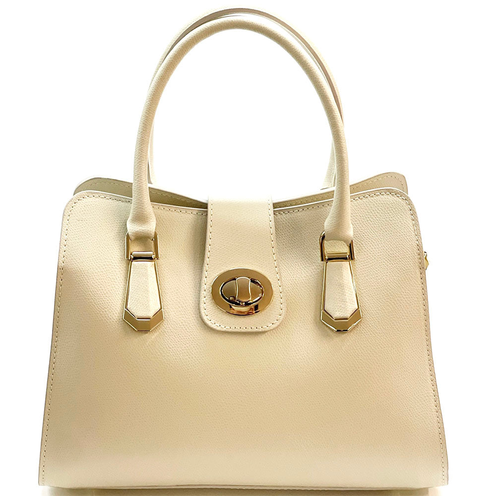 Clarissa Tote leather bag - Made In Italy