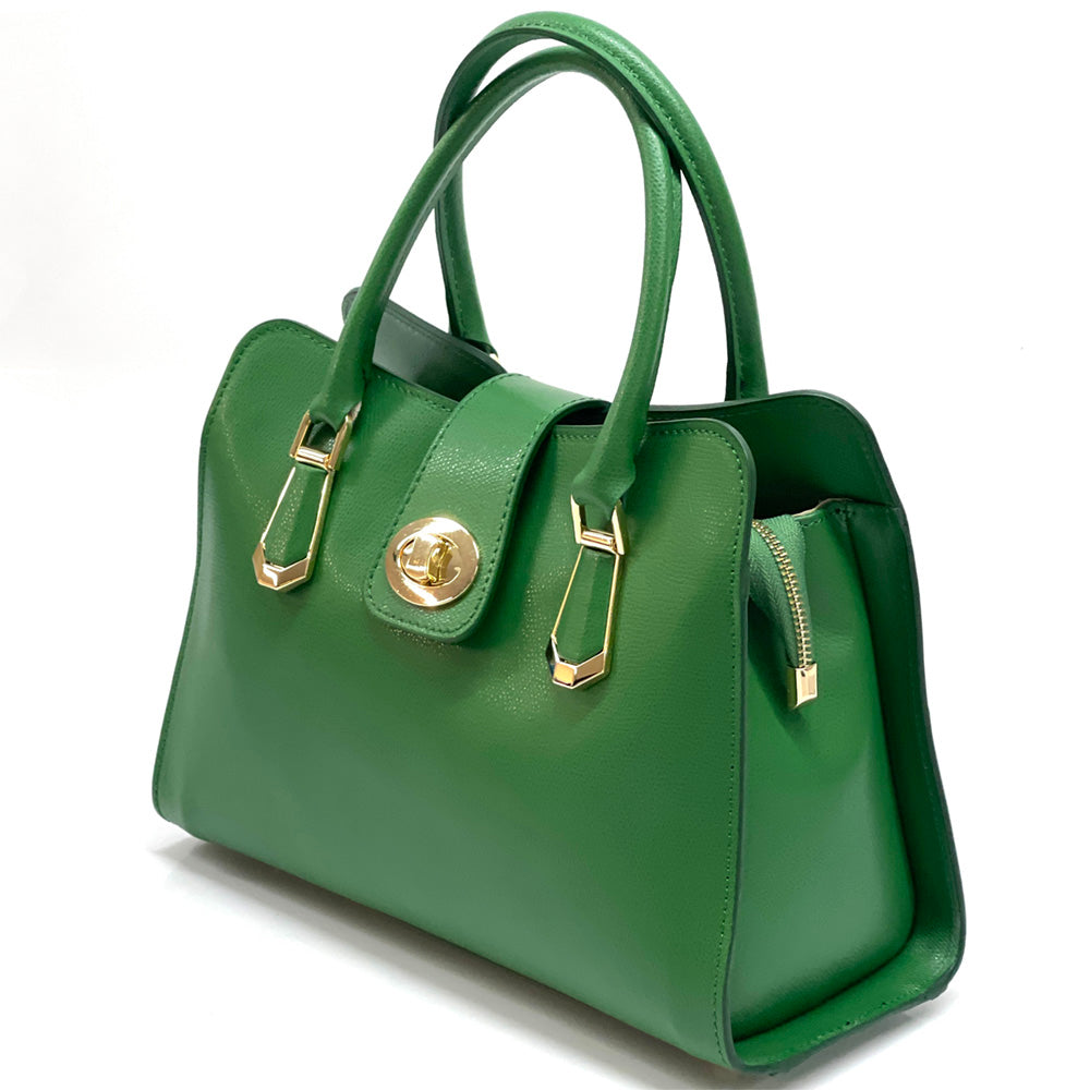 Clarissa Tote leather bag - Made In Italy