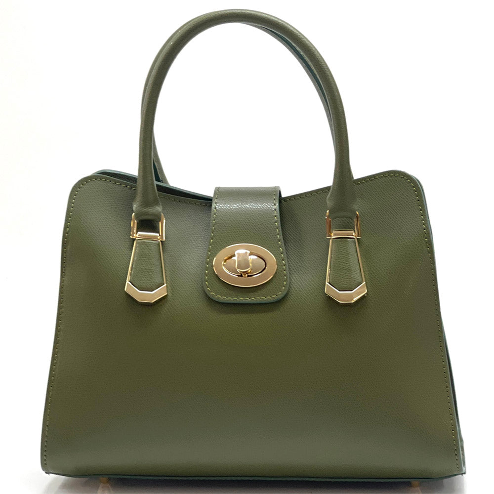 Clarissa Tote leather bag - Made In Italy