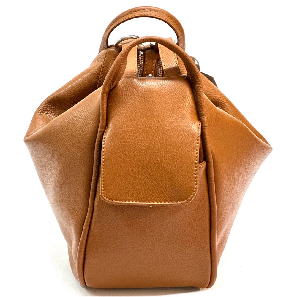 Caterina Leather Bucket Bag - Made In Italy