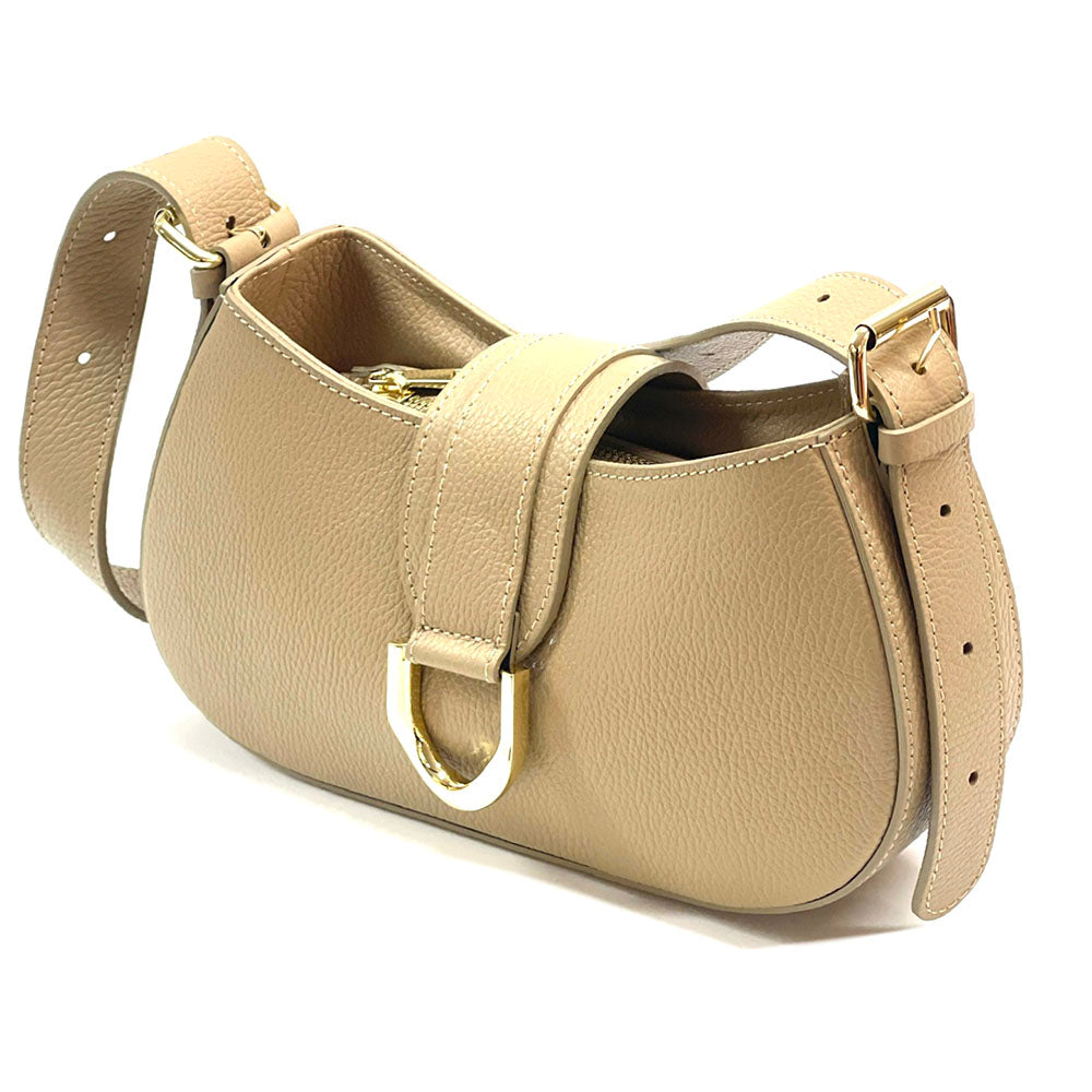 Karly Leather shoulder bag - Made In Italy