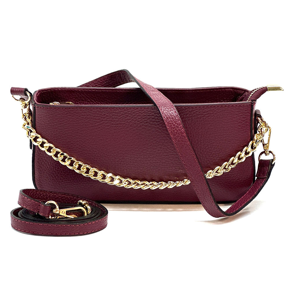 Coquette leather bag - Made In Italy
