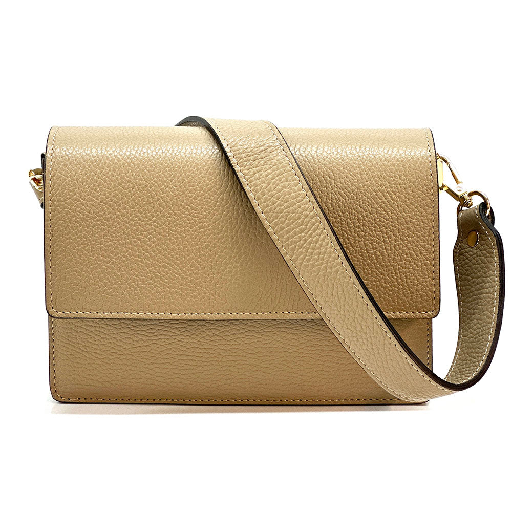 Evelina Leather Wristlet Bag - Made In Italy