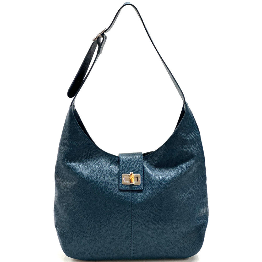 Mazarine leather shoulder bag - Made In Italy