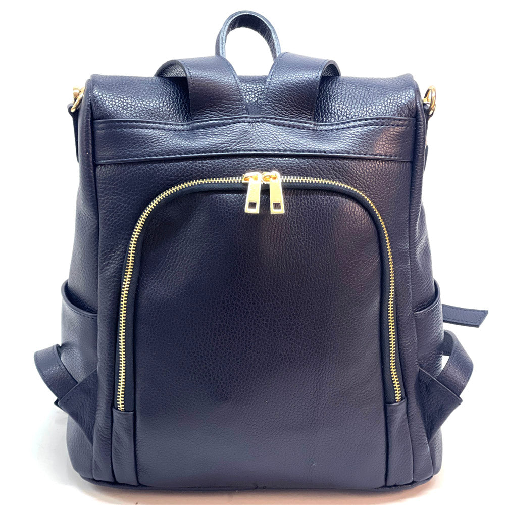Brittany Backpack in cow leather - Made In Italy