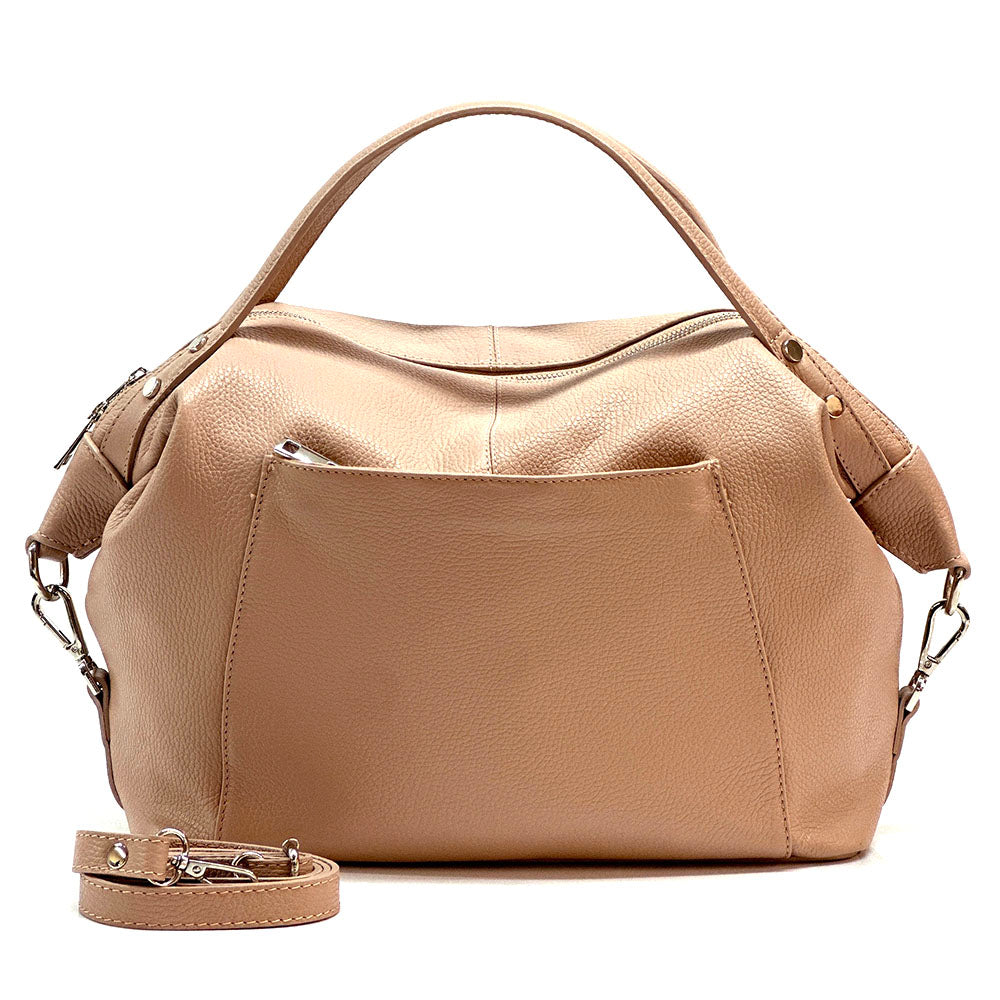 Silvana Leather Handbag - Made In Italy