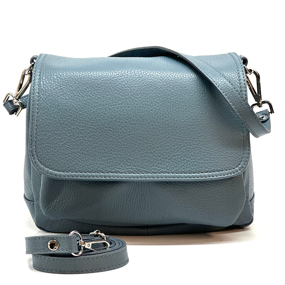 Pamela Leather Messenger Bag - Made In Italy