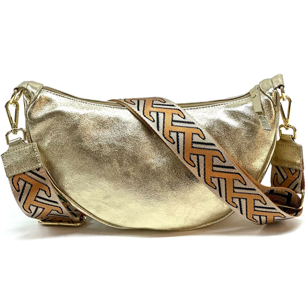 Carmen leather shoulder bag - Made In Italy