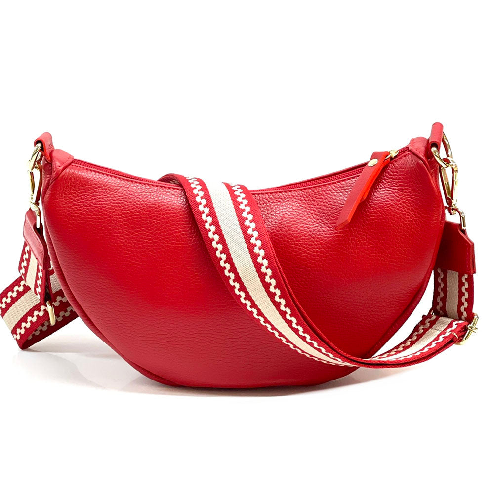 Carmen leather shoulder bag - Made In Italy