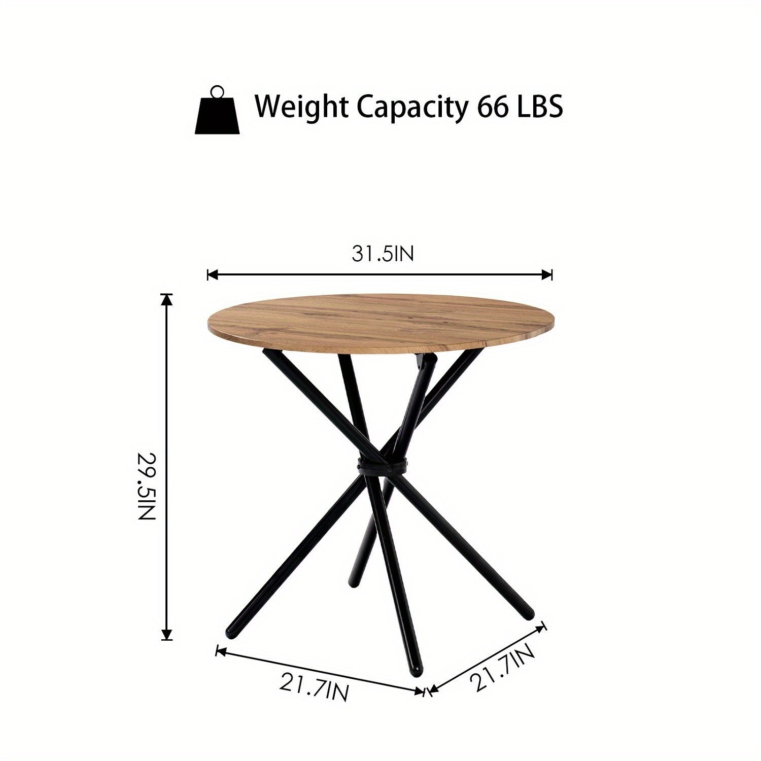 Dining Set with Solid Wood Table and Upholstered Chairs in Beige and Brown