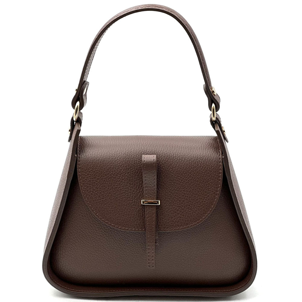 Lorenza Italian Cow Leather Shoulder Bag - Made In Italy