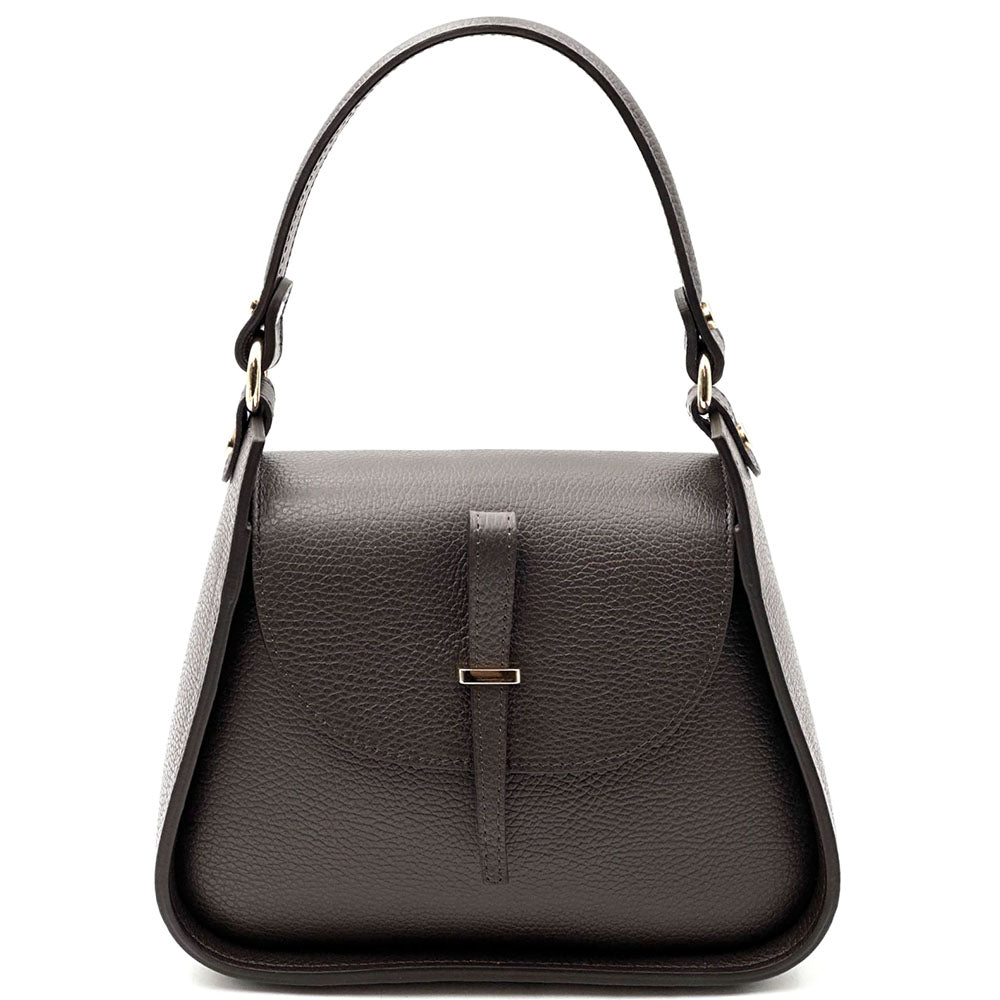 Lorenza Italian Cow Leather Shoulder Bag - Made In Italy
