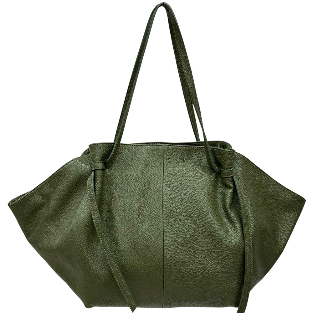 Artemide Leather Tote Bag in Cow Leather - Made In Italy