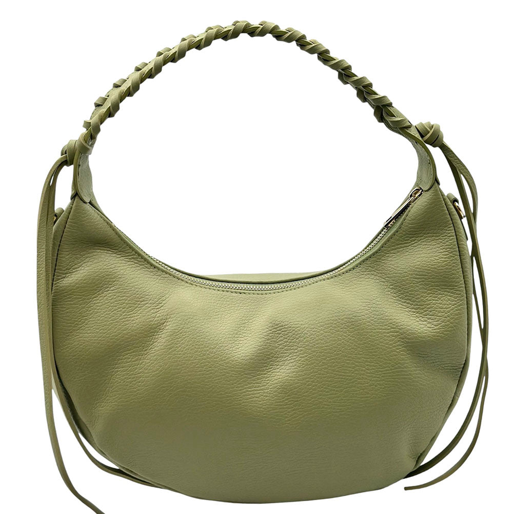 Selviana Cow Leather Hobo Bag - Made In Italy