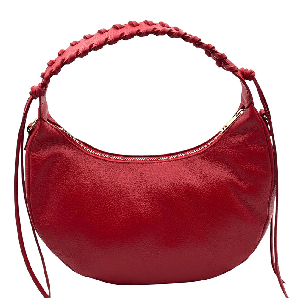 Selviana Cow Leather Hobo Bag - Made In Italy