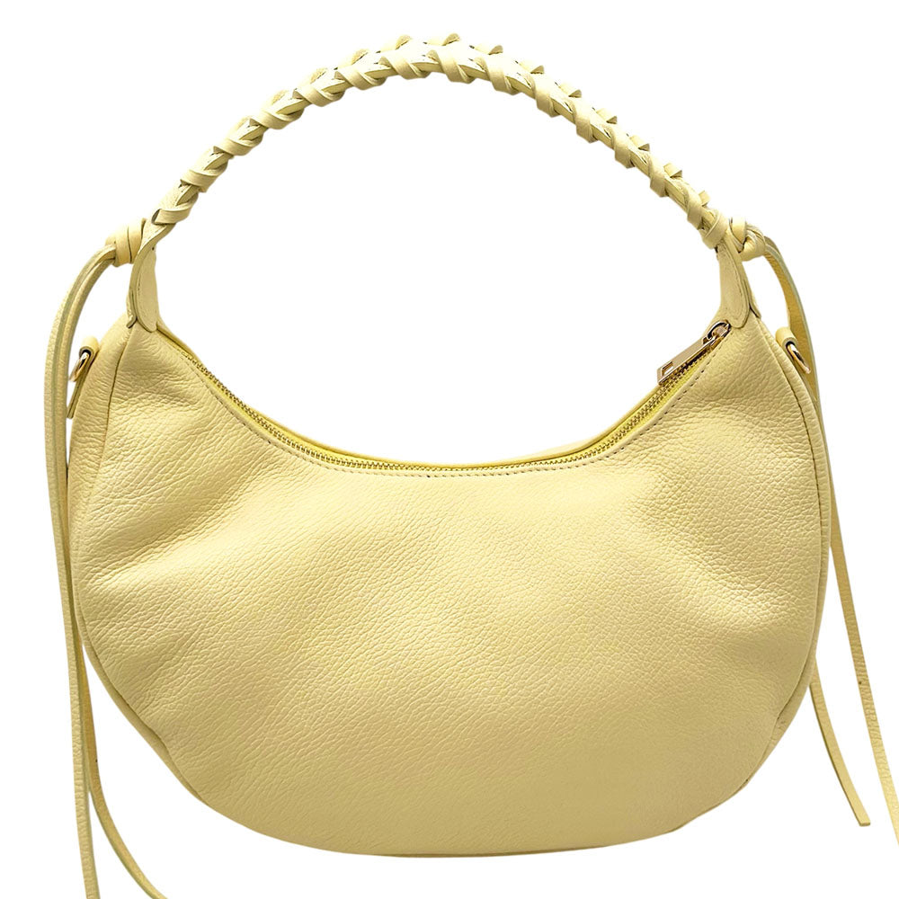 Selviana Cow Leather Hobo Bag - Made In Italy