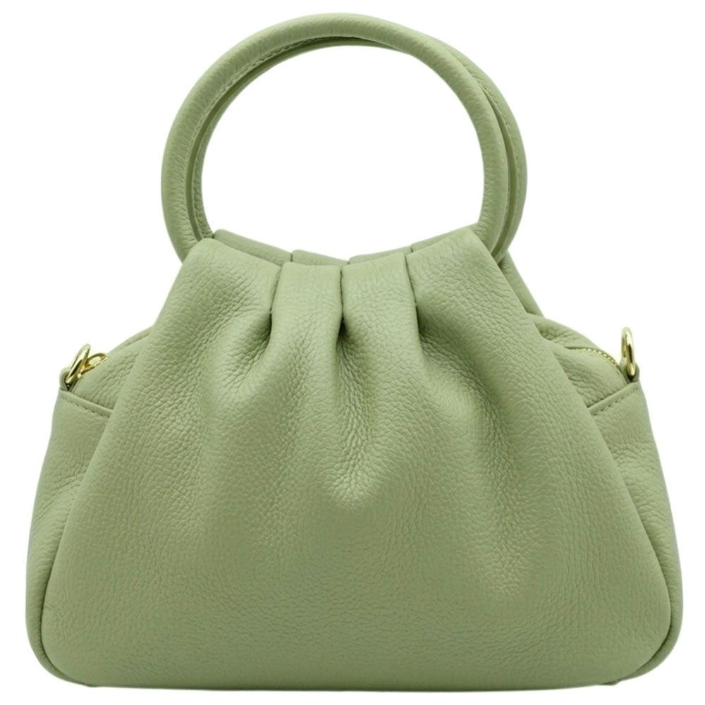 Velmora Italian Leather Top Handle Bag - Made In Italy
