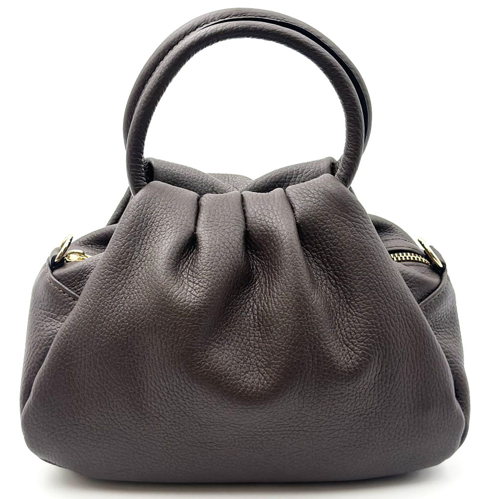 Velmora Italian Leather Top Handle Bag - Made In Italy