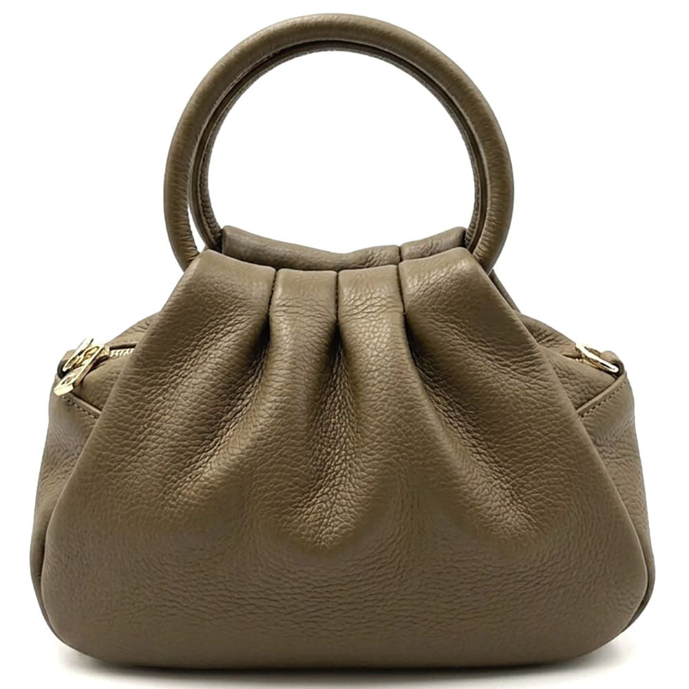 Velmora Italian Leather Top Handle Bag - Made In Italy