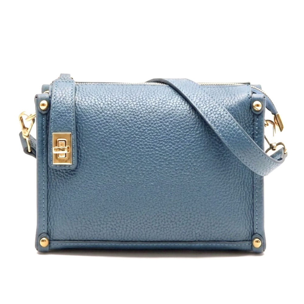 Cipressino Italian Cow Leather Mini Crossbody Bag - Made In Italy