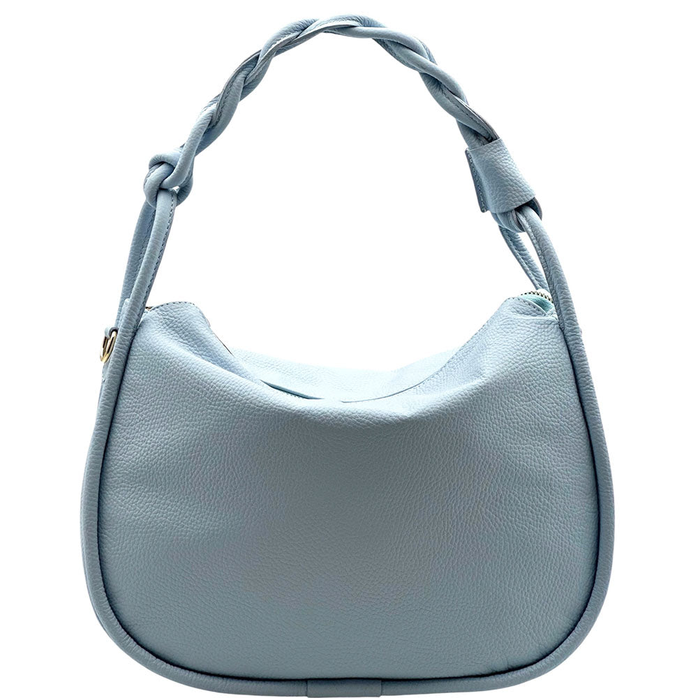 Alina Italian Leather Hobo Bag - Made In Italy