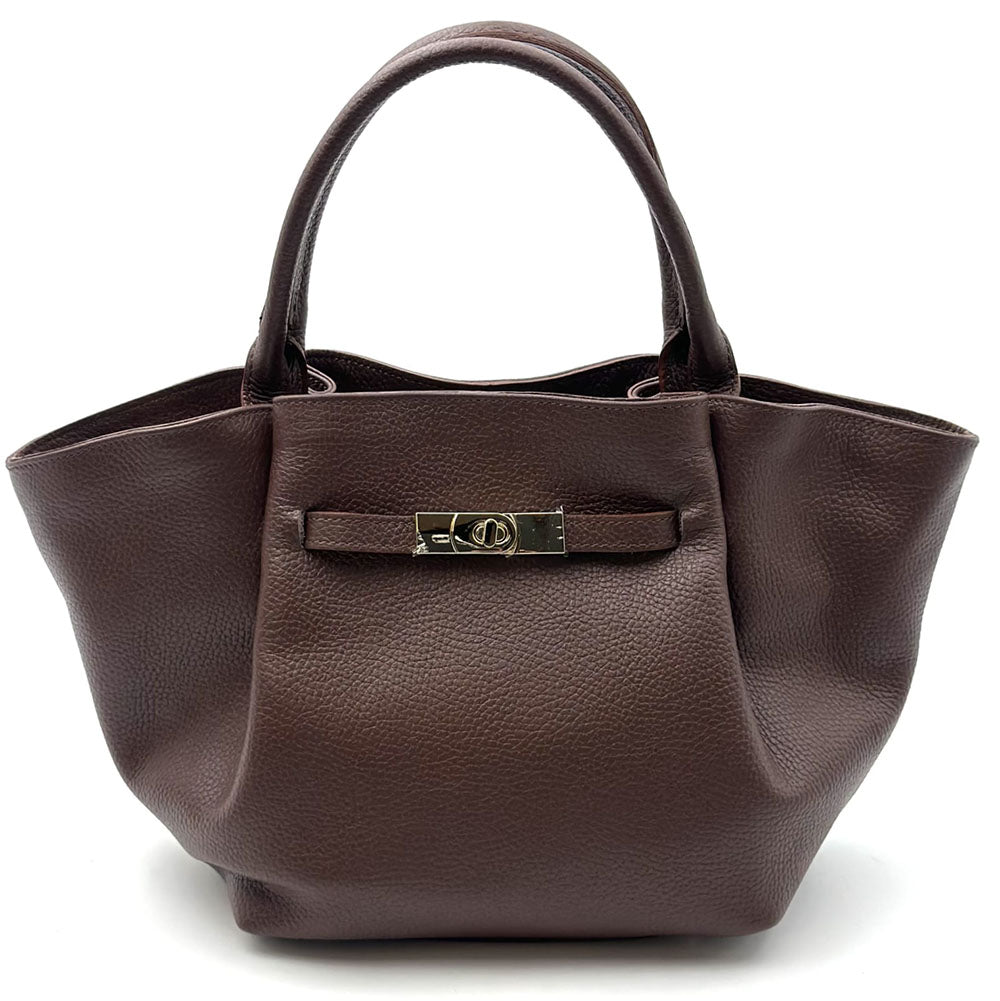 Vivara Soft Leather Tote Bag - Made In Italy