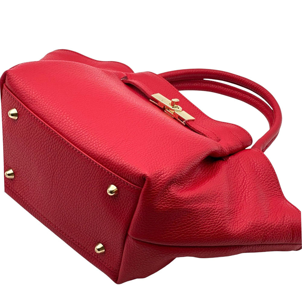 Vivara Soft Leather Tote Bag - Made In Italy
