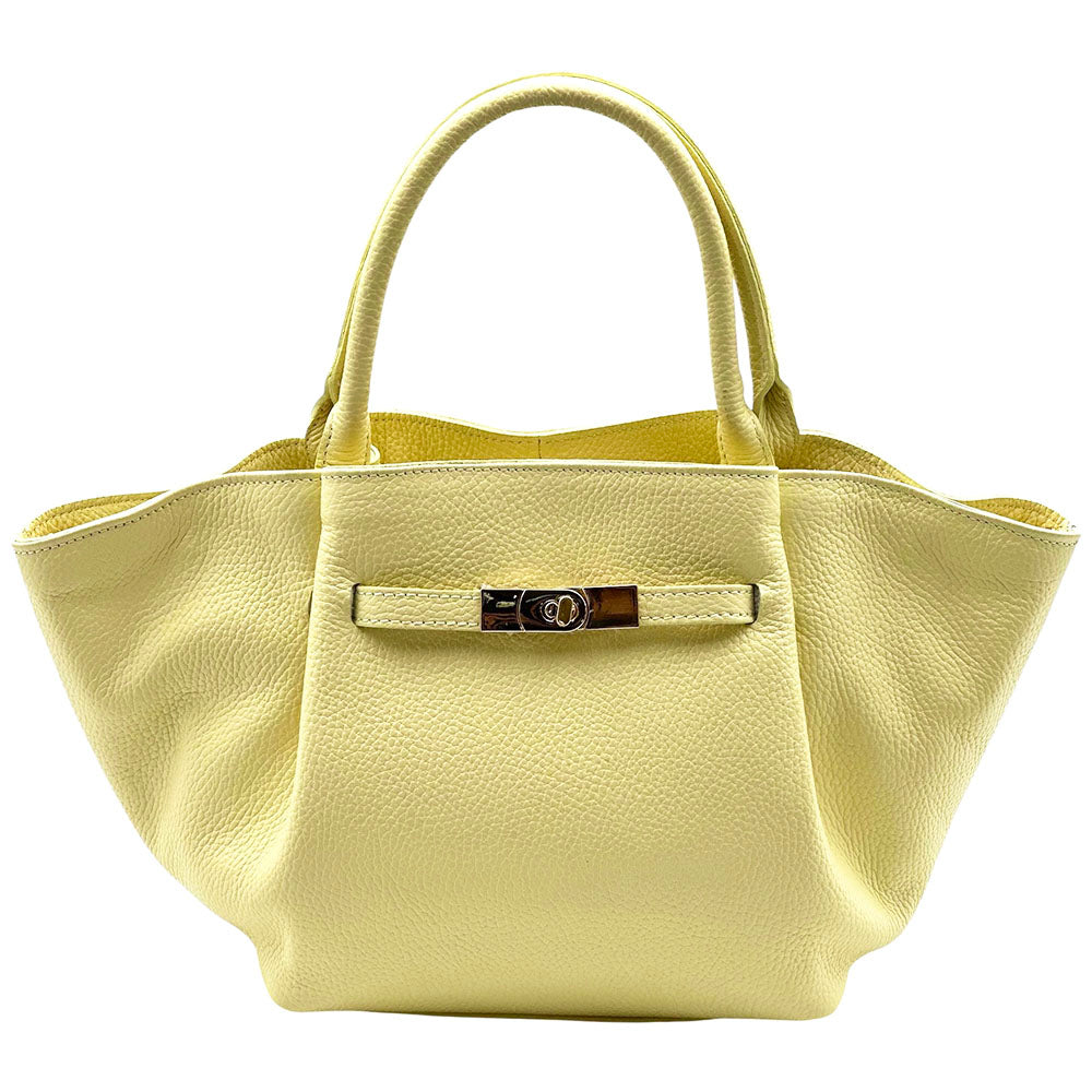 Vivara Soft Leather Tote Bag - Made In Italy