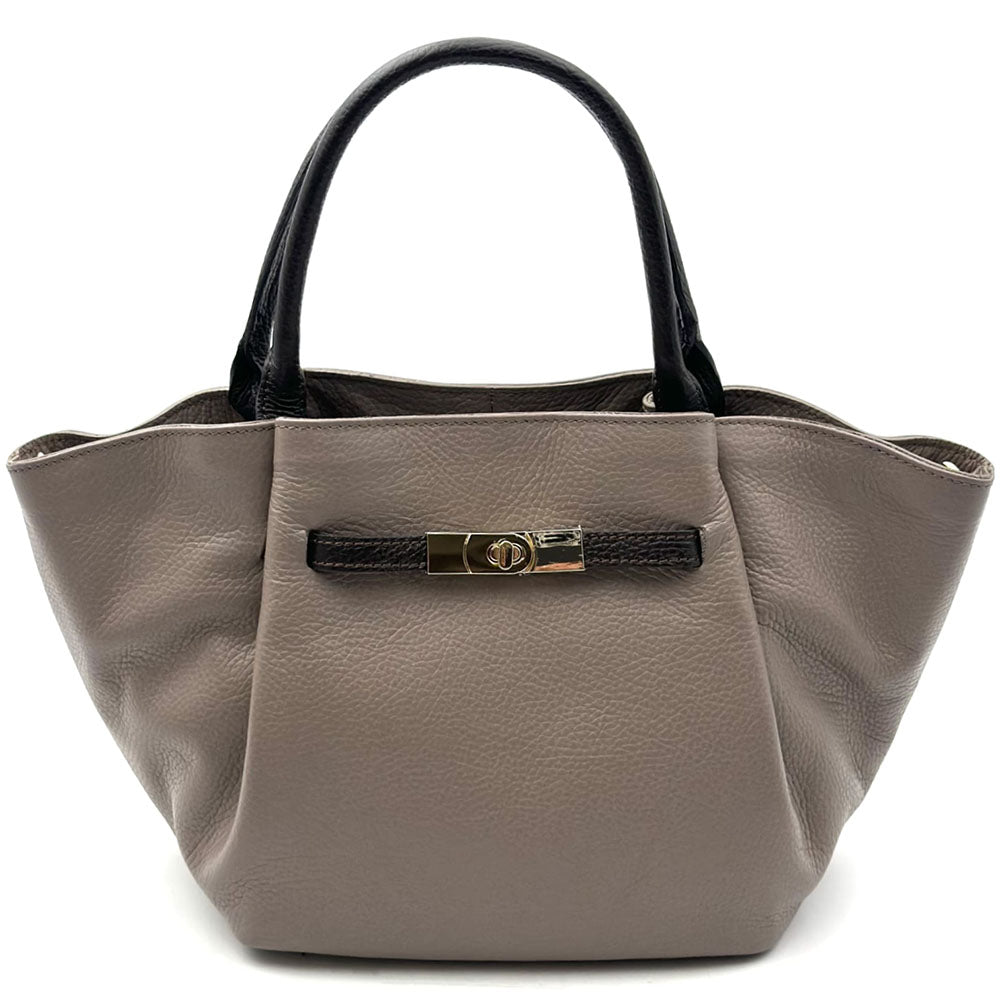 Vivara Soft Leather Tote Bag - Made In Italy