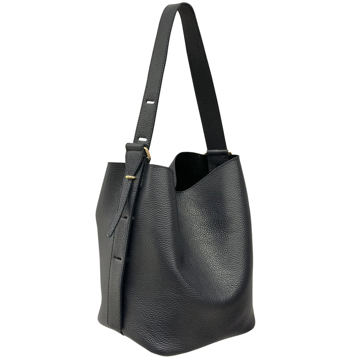Ischia Dollaro Leather Shoulder Bag - Made In Italy