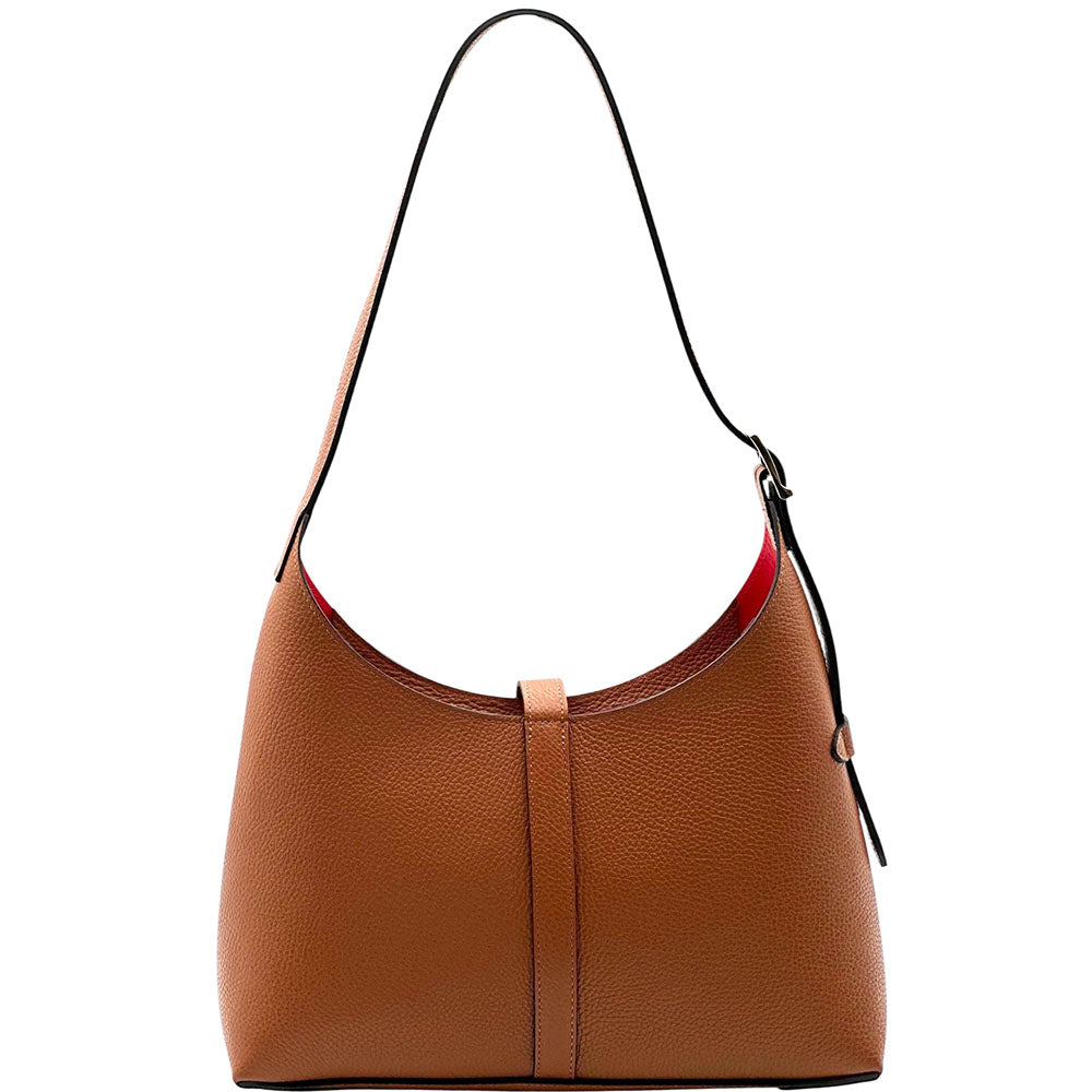 Loredana Italian Leather Shoulder Bag - Made In Italy