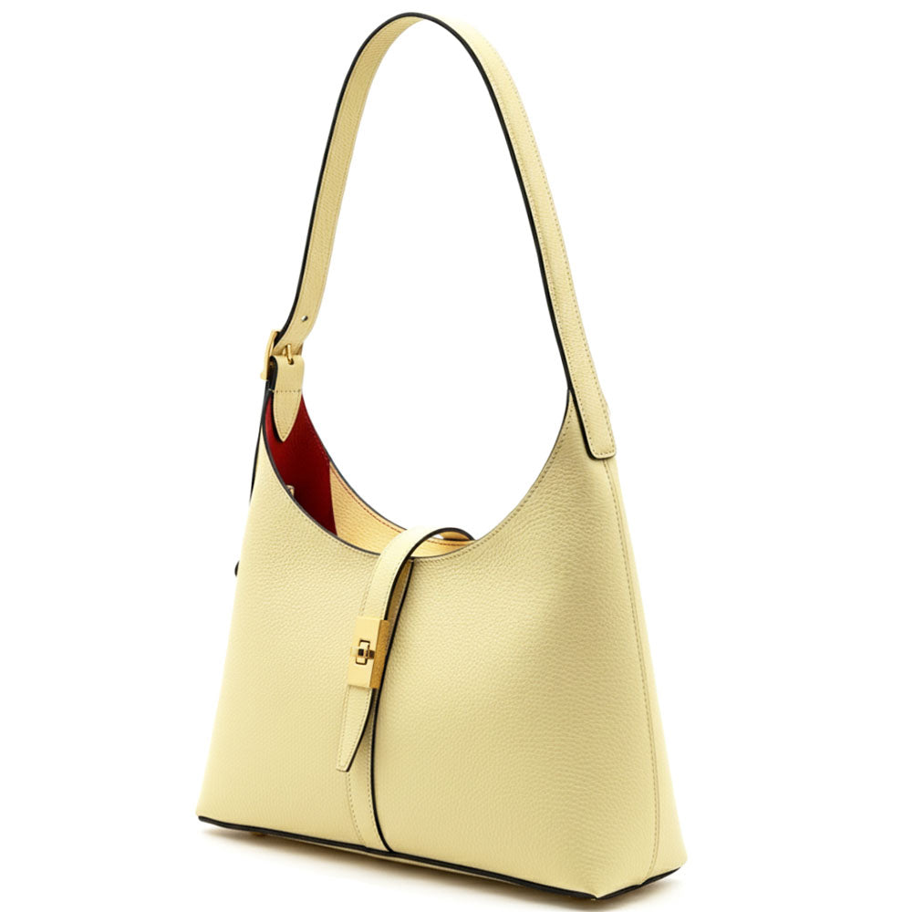 Loredana Italian Leather Shoulder Bag - Made In Italy