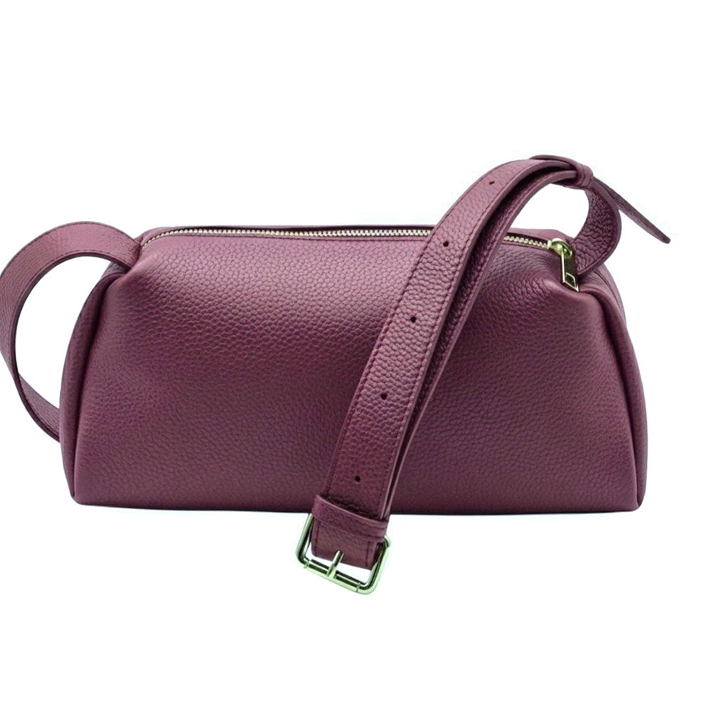 Noa Italian Cow Leather Shoulder Bag - Made In Italy