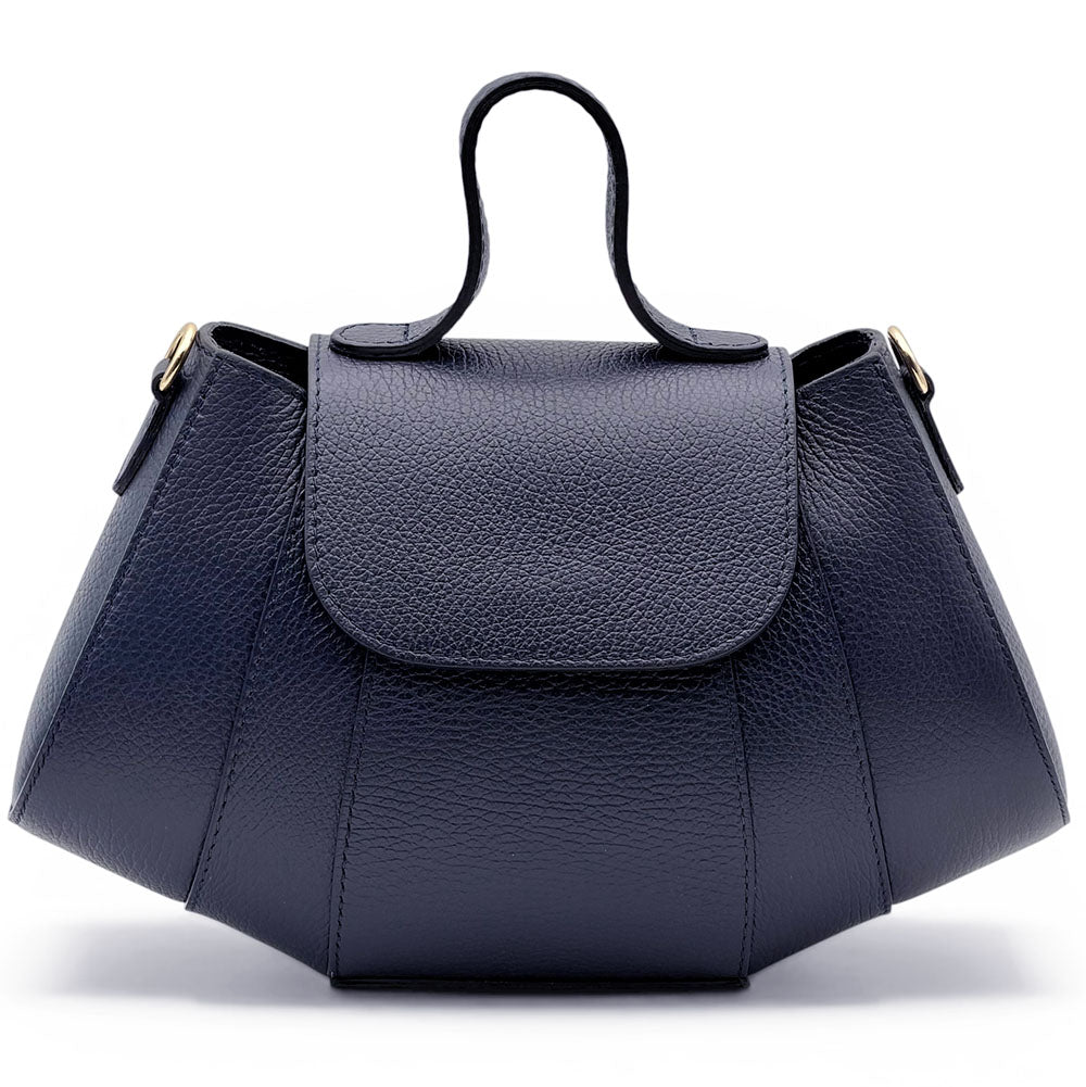 Ventara Italian Leather Top Handle Bag - Made in Italy