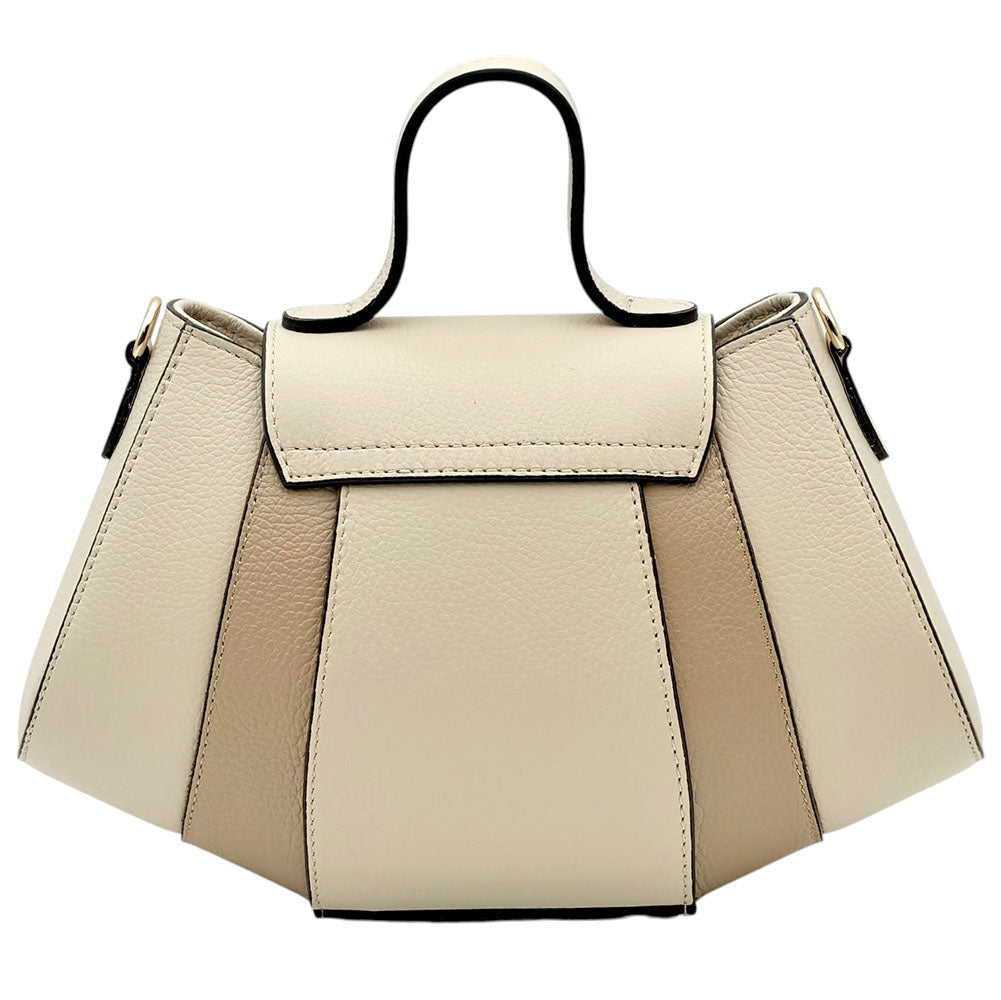 Ventara Italian Leather Top Handle Bag - Made In Italy