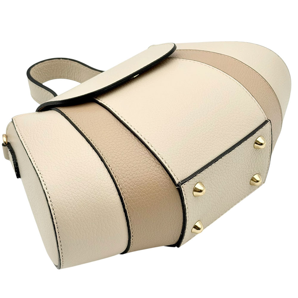 Ventara Italian Leather Top Handle Bag - Made In Italy