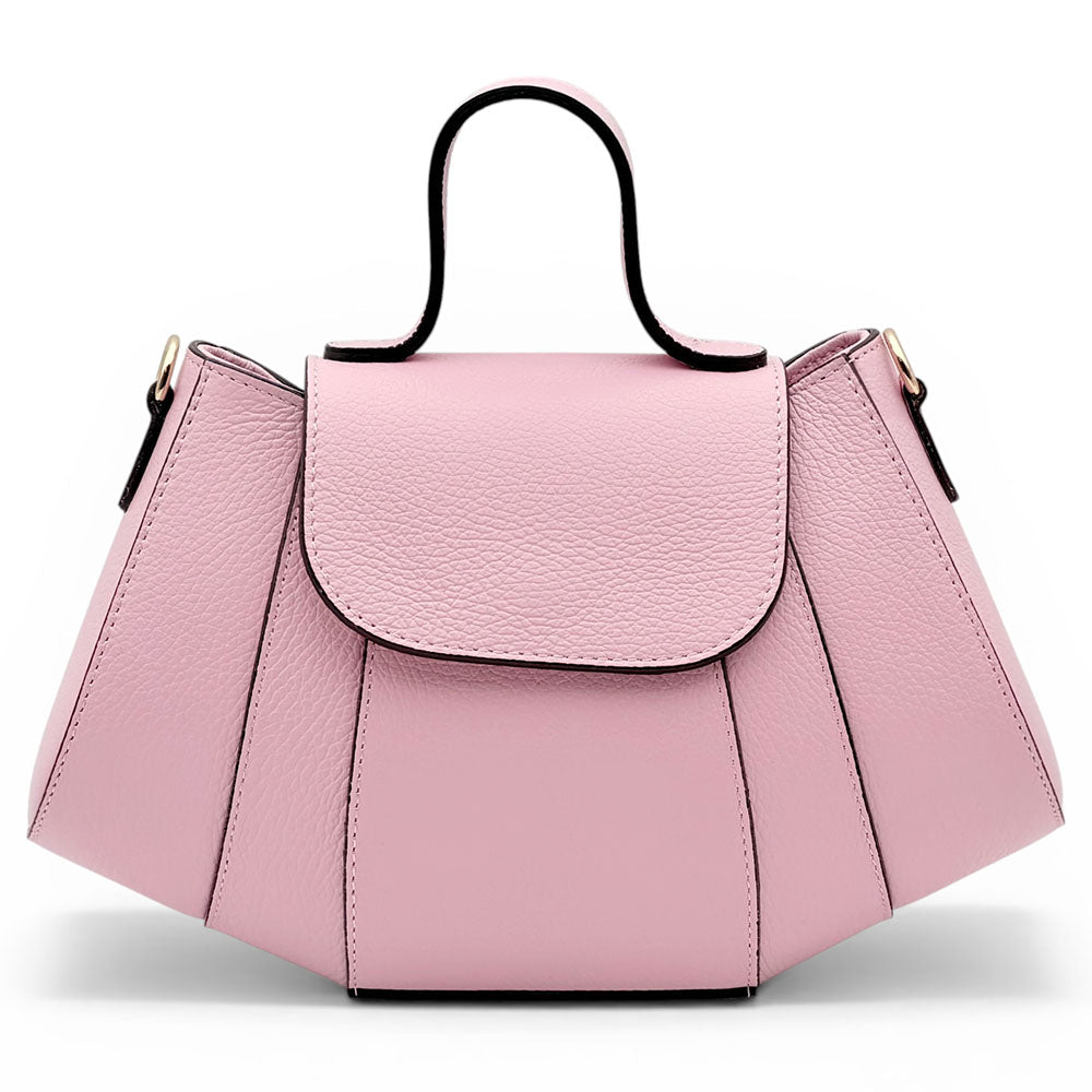 Ventara Italian Leather Top Handle Bag - Made in Italy