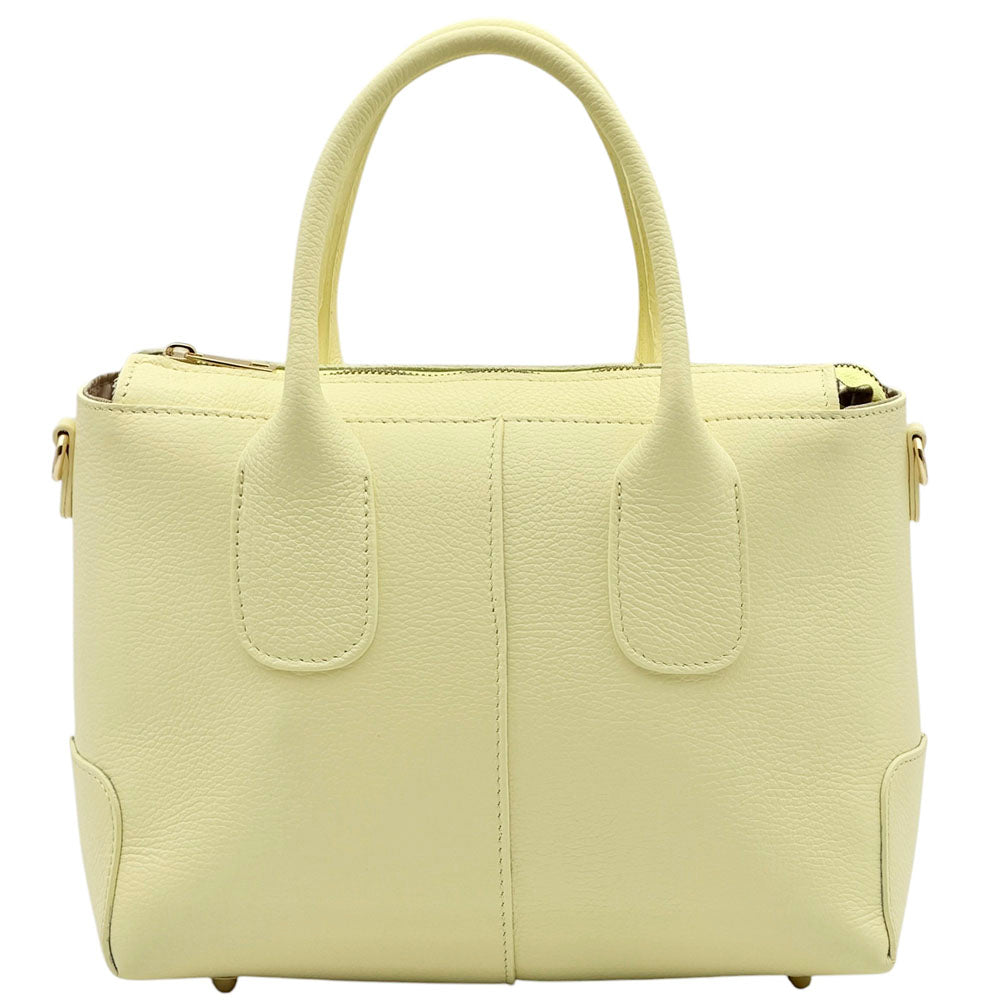 Loriena Italian Cow Leather Everyday Tote Bag - Made In Italy