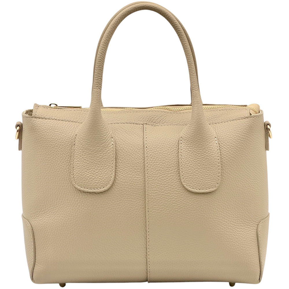 Loriena Italian Cow Leather Everyday Tote Bag - Made In Italy