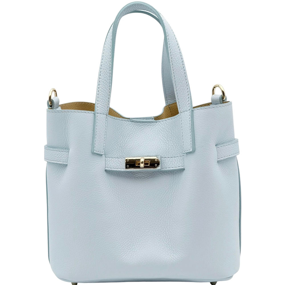 Velmira Italian Cow Leather Tote Bag - Made In Italy